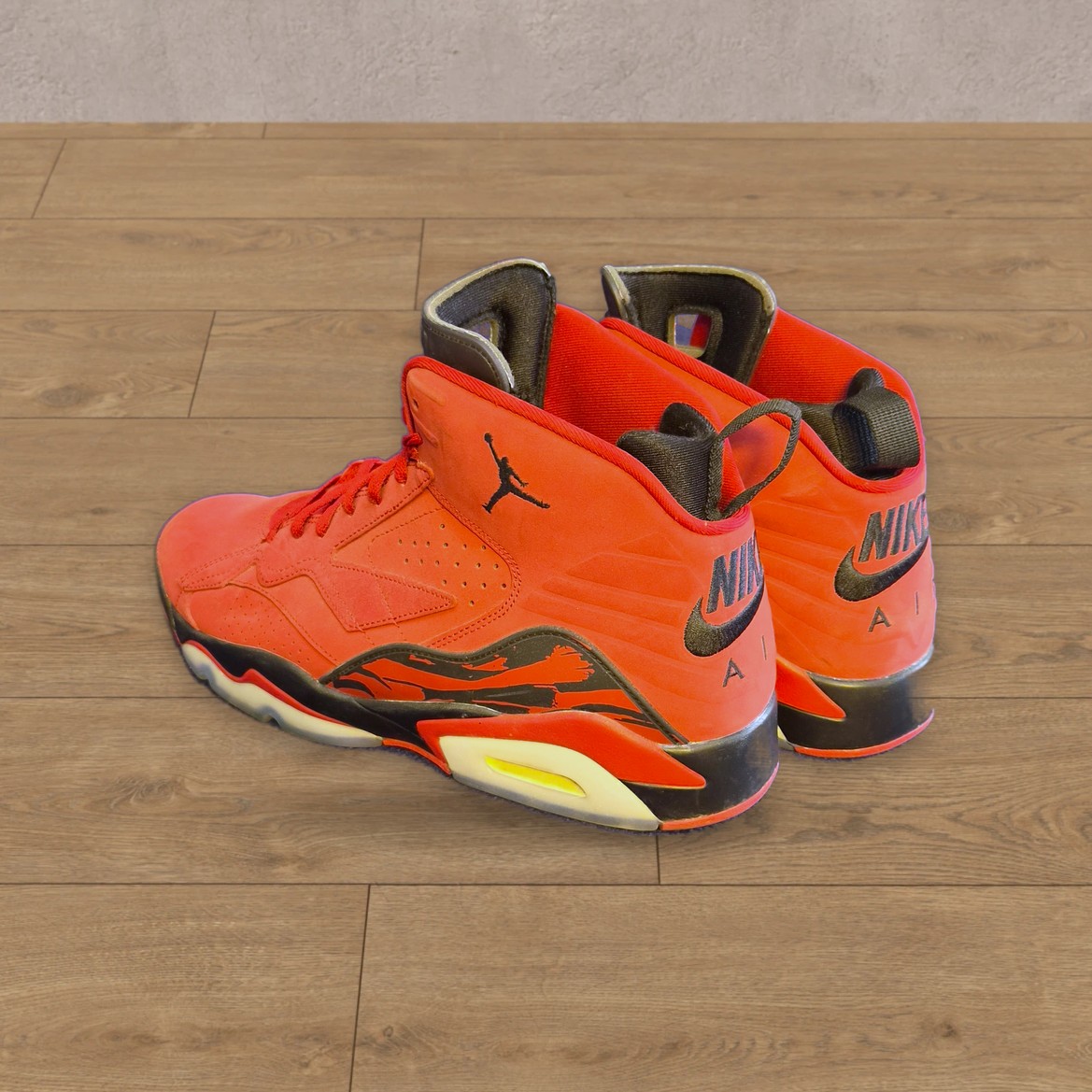 Nike Air Jordan 6 men's sneakers, red, US 13